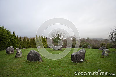 Kenmare Stone Circle, County Kerry, Ireland Stock Photo