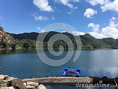 Photo of Lake Balinsasayao Stock Photo