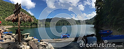 Photo of Lake Balinsasayao Stock Photo