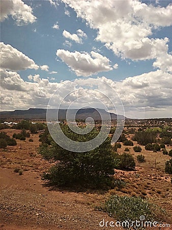 Train Ride Via New Mexico USA Stock Photo