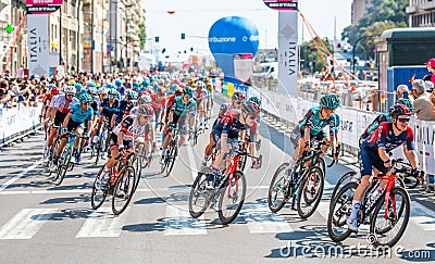 Giro D'Italia in the city of Genoa, Italy 19.05.2022 Editorial Stock Photo