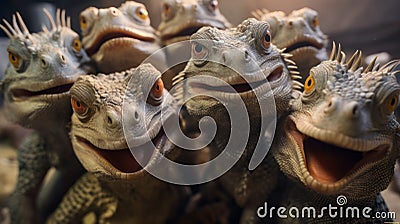 Lizard Selfie Stock Photo