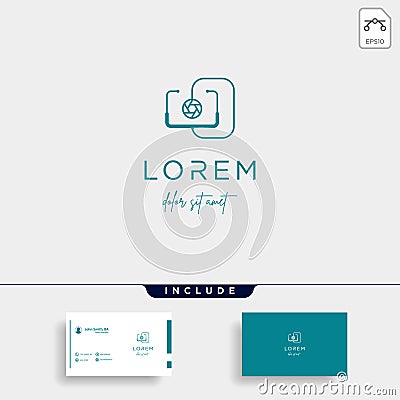 Photo Medical Logo Design Vector Illustration sign Vector Illustration