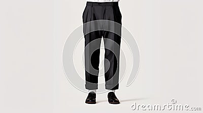 Minimalist Simple Art Belgian Dubbel And Pants Stock Photo