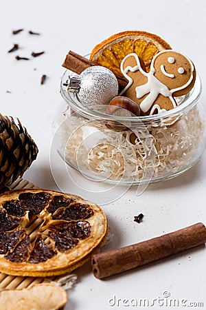 Mulled wine ingredients, christmas Stock Photo