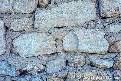 Photo of old stone wall texture background Stock Photo