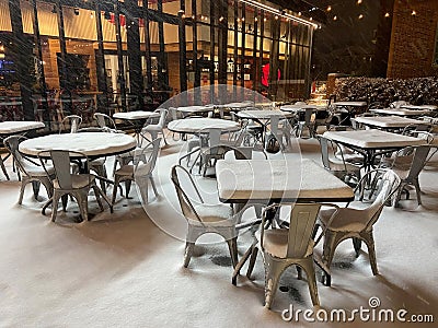 Outdoor Seating Available Editorial Stock Photo