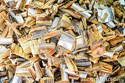 Photo of pieces of dried fish Stock Photo