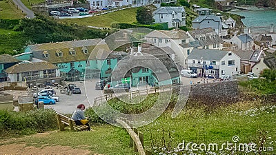 Hope Cove in Devon Editorial Stock Photo