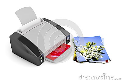 Photo printer Stock Photo