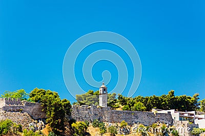 Photo of the ruined chapel Stock Photo