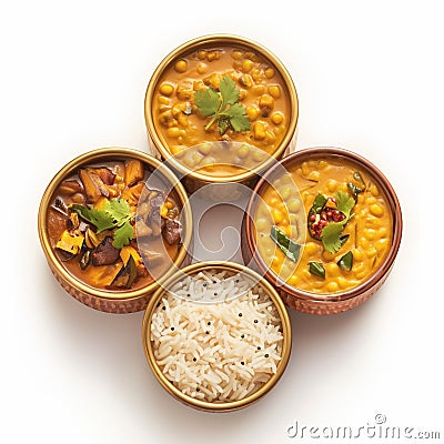 Photo Savor the flavors of West Bengal with Cholar Dal. Stock Photo