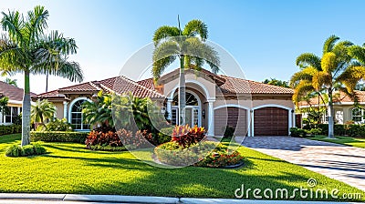 Photo series of single family homes in Eastern Shores neighborhood . Stock Photo