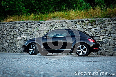Photo session of coupe sport german iconic car Editorial Stock Photo