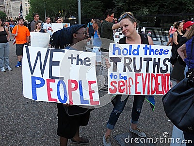 We the People Editorial Stock Photo