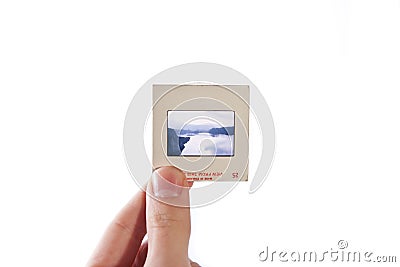 Photo slide Stock Photo