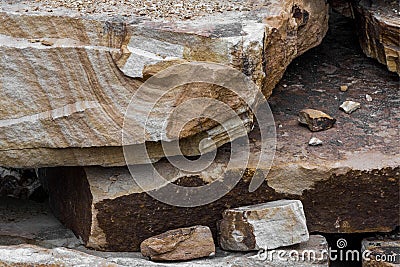 Photo of stone sandstone Stock Photo