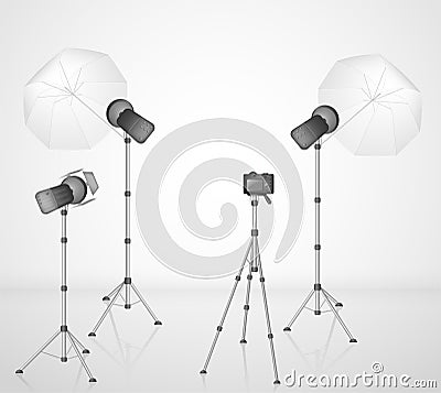 Photo studio Vector Illustration