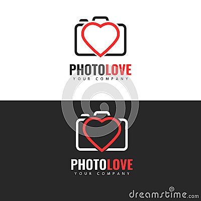 Photo Studio Logo design. Vector Illustration