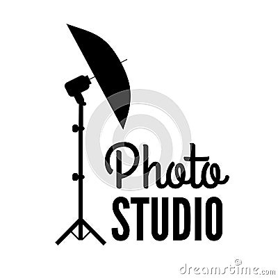 Photo studio or professional photographer logo template Vector Illustration