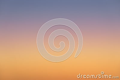 Photo of sunset sky gradient background Stock Photo