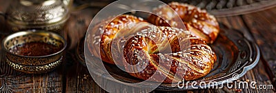 Photo of tasty national eastern, turkey simit bakery Stock Photo