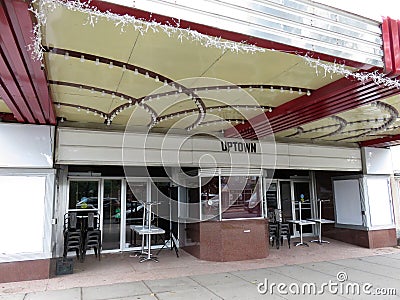 Can the Uptown Movie Theater be Saved? Editorial Stock Photo