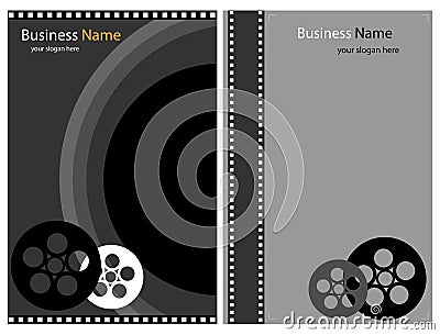 Photo or video brochures Vector Illustration