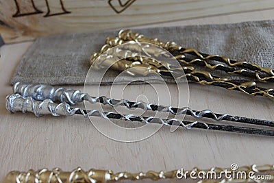 Harry Potter wizard wands Editorial Stock Photo