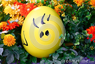 Photo of yellow eggs in the Universal Wonderland Editorial Stock Photo