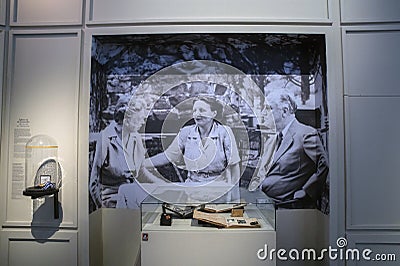 Photo Young Queen Juliana With The Roosevelts At The New Church At De Eeuw Van Juliana Exhibition At The New Church At Amsterdam Editorial Stock Photo