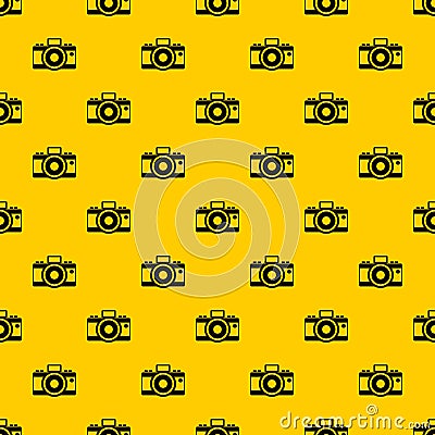 Photocamera pattern vector Vector Illustration