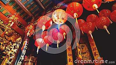 Bangkok Thailand Chinatown Temple Interior Editorial Stock Photo