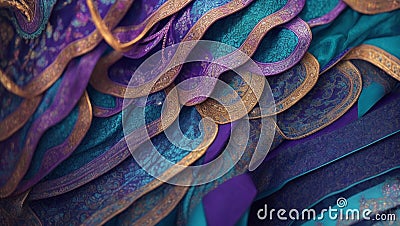 A Photograph capturing the essence of exquisite, iridescent textures Stock Photo