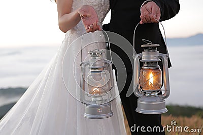 Photograph creative of the love couples in wedding part 4 Stock Photo