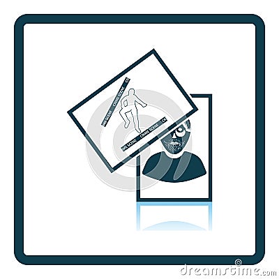 Photograph Evidence Icon Vector Illustration