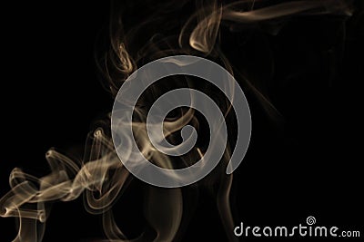 Photograph of smoke Stock Photo