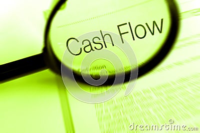 Finance management - cash flow Stock Photo