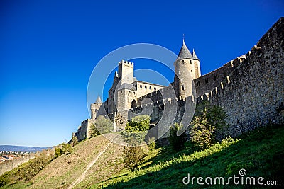 Carcassonne strenght Stock Photo