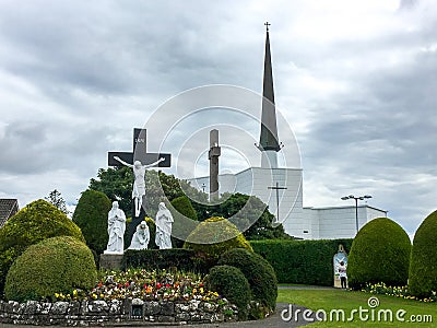 Knock Basilica, Mayo, Ireland Editorial Stock Photo