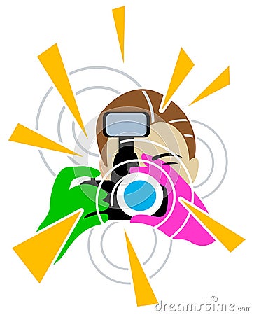 Photographer Vector Illustration