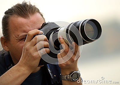 Photographer Stock Photo