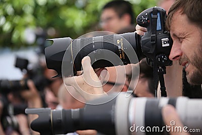 Photographer attends the `120 Beats Per Minute 120 Battements P Editorial Stock Photo