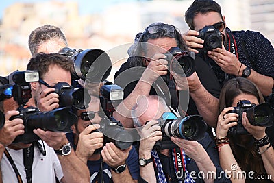 Photographer attends the `120 Beats Per Minute 120 Battements P Editorial Stock Photo