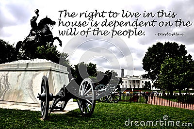 The Right to Live In This House Stock Photo