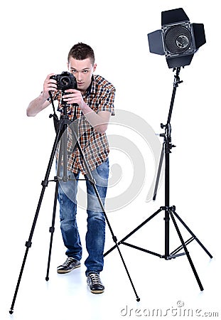 Photographer Stock Photo