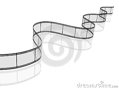 Photographic film reel Stock Photo