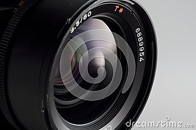 Photographic lens Stock Photo