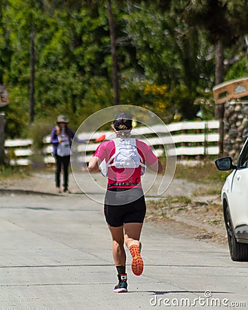 Patagonman - Patagonia Xtreme Triathlon Editorial Stock Photo