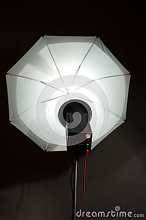 Photographic strobe Stock Photo